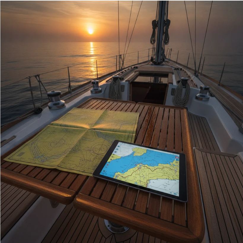 Peut-on remplacer la carte marine papier par une carte marine numérique ?