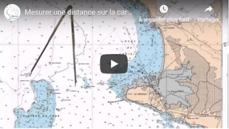 Cours de navigation : comment mesurer une distance avec un compas pointe sèche ?