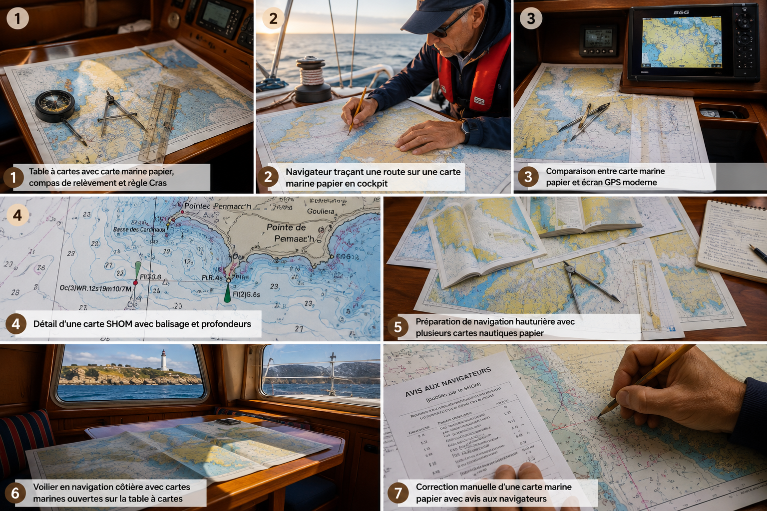 Comment mettre à jour une carte marine ?