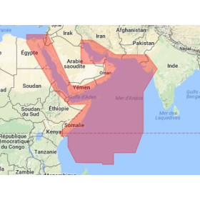 C-map M-ME-M204-MS Red sea to the gulf, Seychelles islands