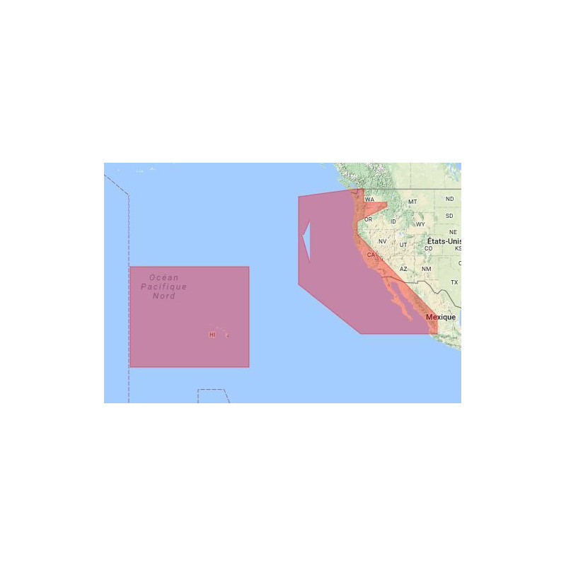 C-map M-NA-M024-MS USA west coast and Hawaii