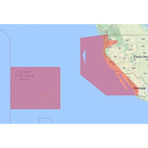 C-map M-NA-M024-MS USA west coast and Hawaii