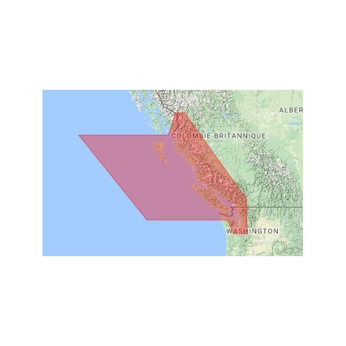 C-map M-NA-M025-MS Canada west including Puget sound