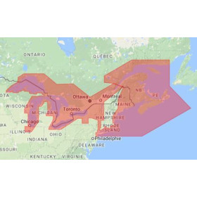 C-map M-NA-M026-MS Great lakes, north east Coast and Appr.