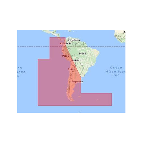 C-map M-SA-M500-MS Costa Rica to Chile to Falklands