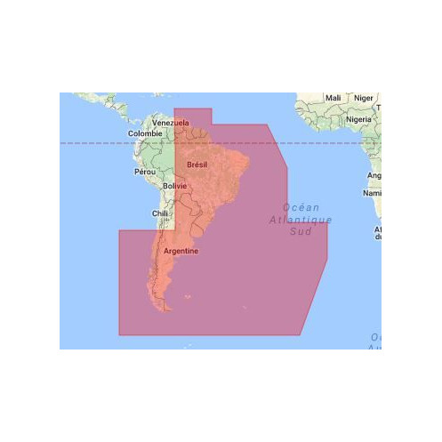 C-map M-SA-M501-MS Gulf of Paria to Cape Horn