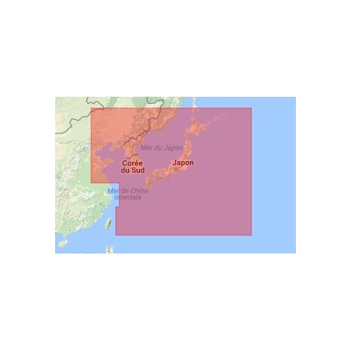 C-map M-AN-M204-MS Japan, and north and south Korea