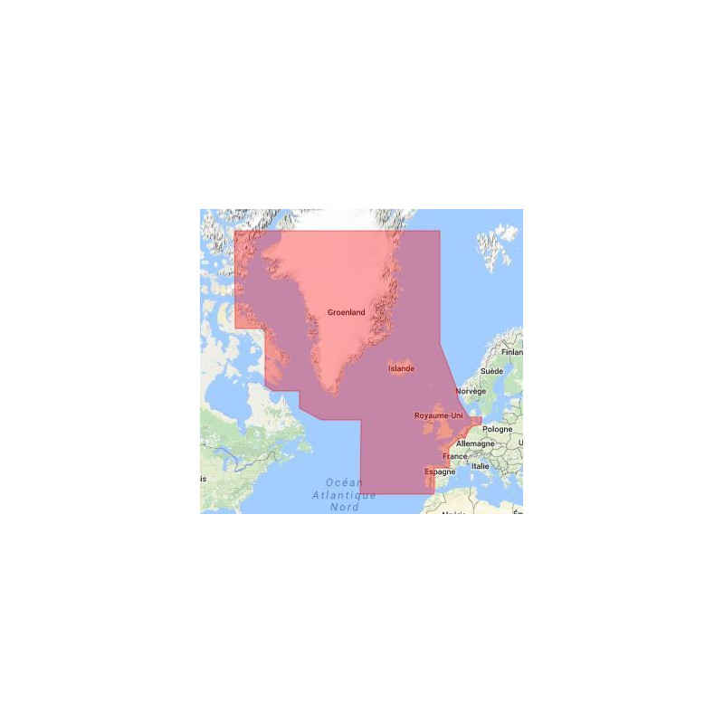 C-map M-EW-M009-MS Atlantic European coasts