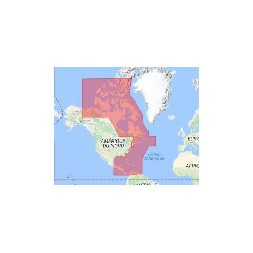 C-map M-NA-M033-MS Atlantique coast, gulf of Mexico and Caribbean