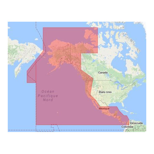 C-map M-NA-M035-MS Pacific coast and central America