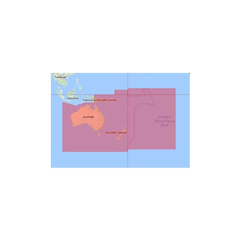 C-map M-AU-M007-MS Australia New Zealand, Papua New Guinea, Vanuatu, New Caledonia, Fiji, French Polynesia