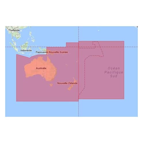 C-map M-AU-M007-MS Australia New Zealand, Papua New Guinea, Vanuatu, New Caledonia, Fiji, French Polynesia