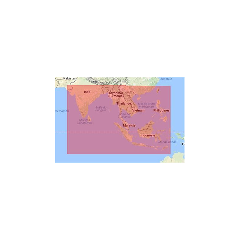 C-map M-IN-M001-MS India and south east Asia