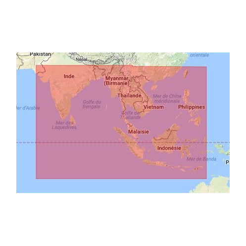 C-map M-IN-M001-MS India and south east Asia
