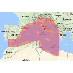 C-map M-EM-M203-MS West Mediterranean coasts