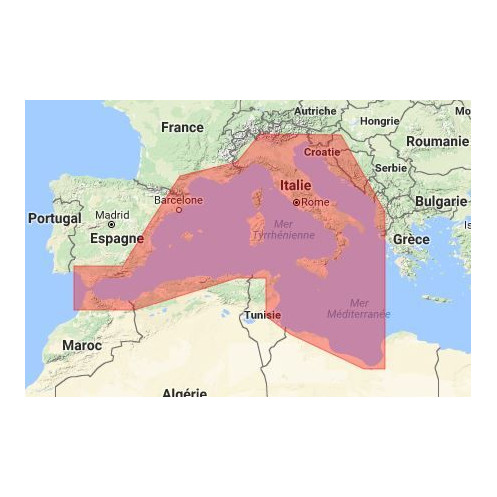 C-map M-EM-M203-MS West Mediterranean coasts