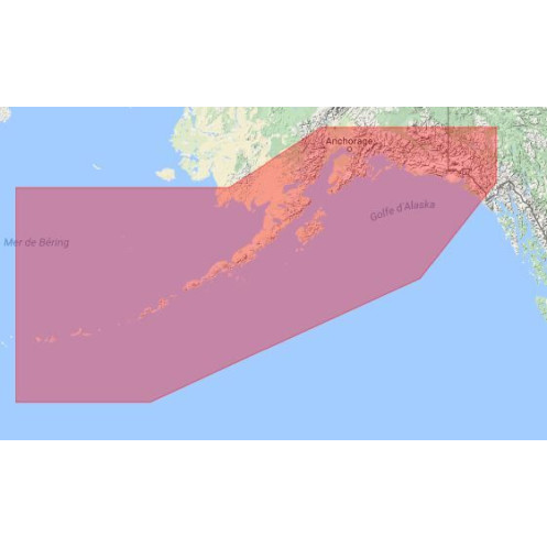 C-map M-NA-M822-MS Yakutat bay to Bristol bay