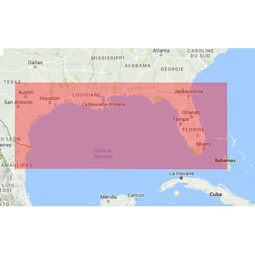 C-map M-NA-M420-MS Gulf of Mexico