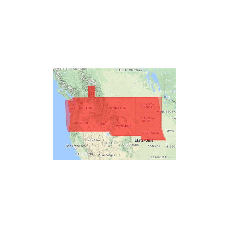 C-map M-NA-M045-MS US lakes: north west