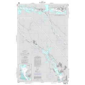 NGA - 21602 - The Panama Canal from Gamboa to Balboa (Panama) - Panels: A & B - Plans: Gamboa - Puerto Balboa