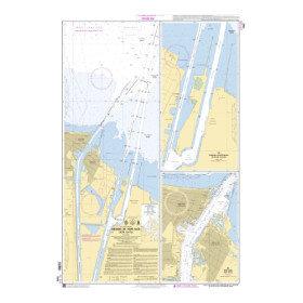 Shom C - 7543 - Abords de Port-Saïd (Bur Sa`Id) (Fac-similé de la carte GB 240)