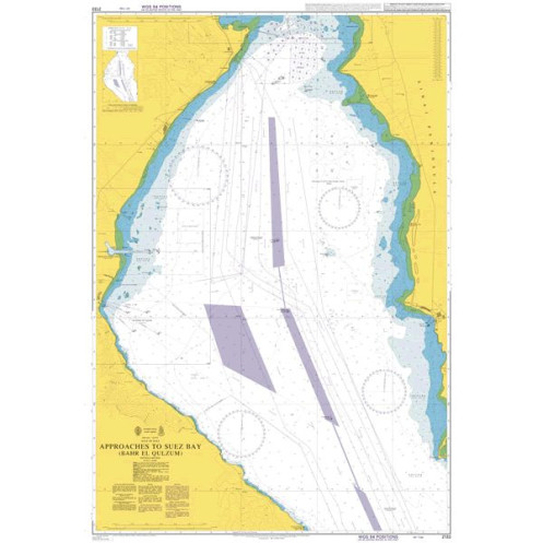 Admiralty - 2133 - Approaches to Suez Bay (Bahr al Qulzum)