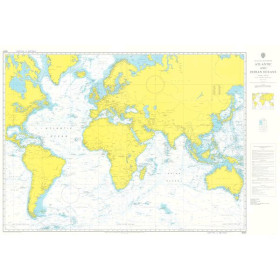 Admiralty - 4001 - A Planning Chart for the Atlantic and Indian Oceans