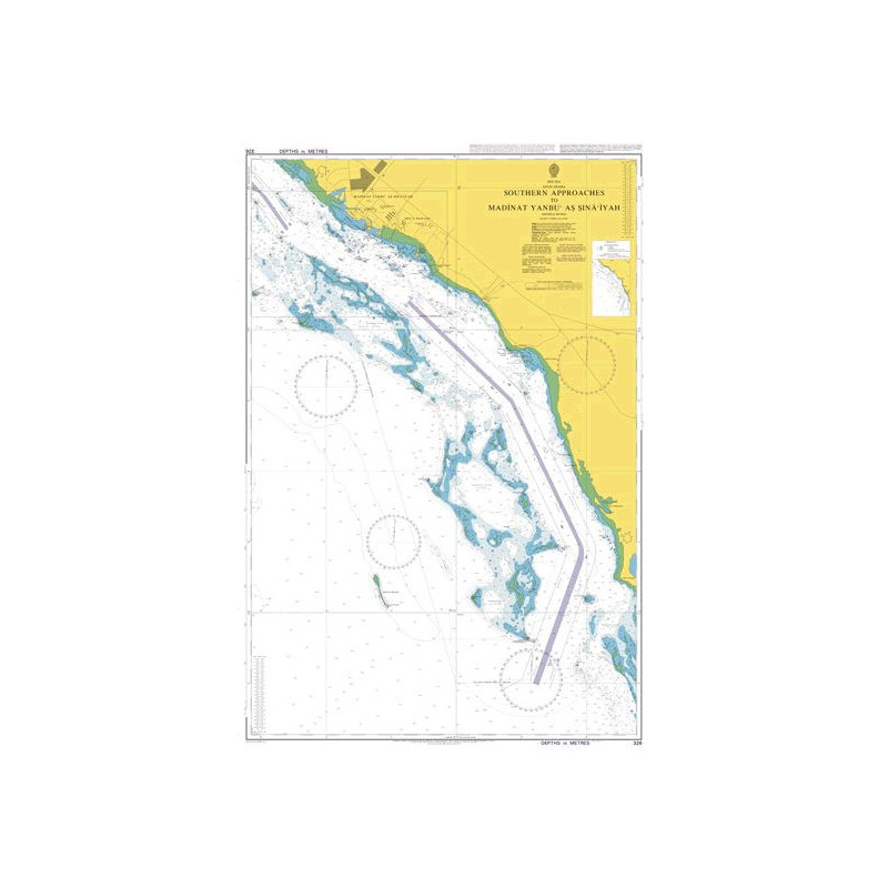 Admiralty - 326 - Southern Approaches to Madinat Yanbu` As Sina `Iyah