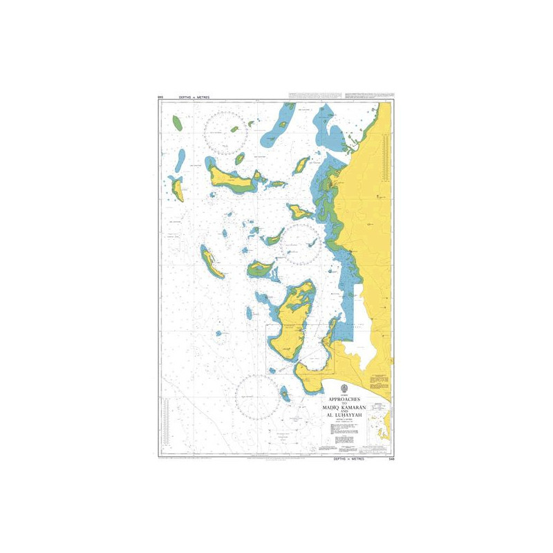 Admiralty - 548 - Approaches to Madiq Kamaran and Al Luhayyah