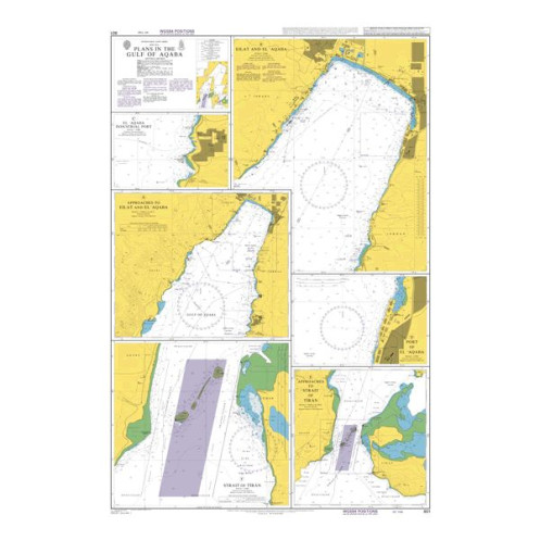 Admiralty - 801 - Plans in the Gulf of Aqaba