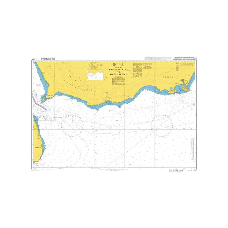 Admiralty - 3661 - Bab el Mandeb to Aden Harbour