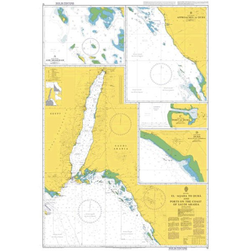 Admiralty - 12 - Al Aqabah to Duba and Ports on the Coast of Saudi Arabia