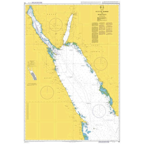 Admiralty - 159 - Suez (As Suways) to Berenice (Barnis)