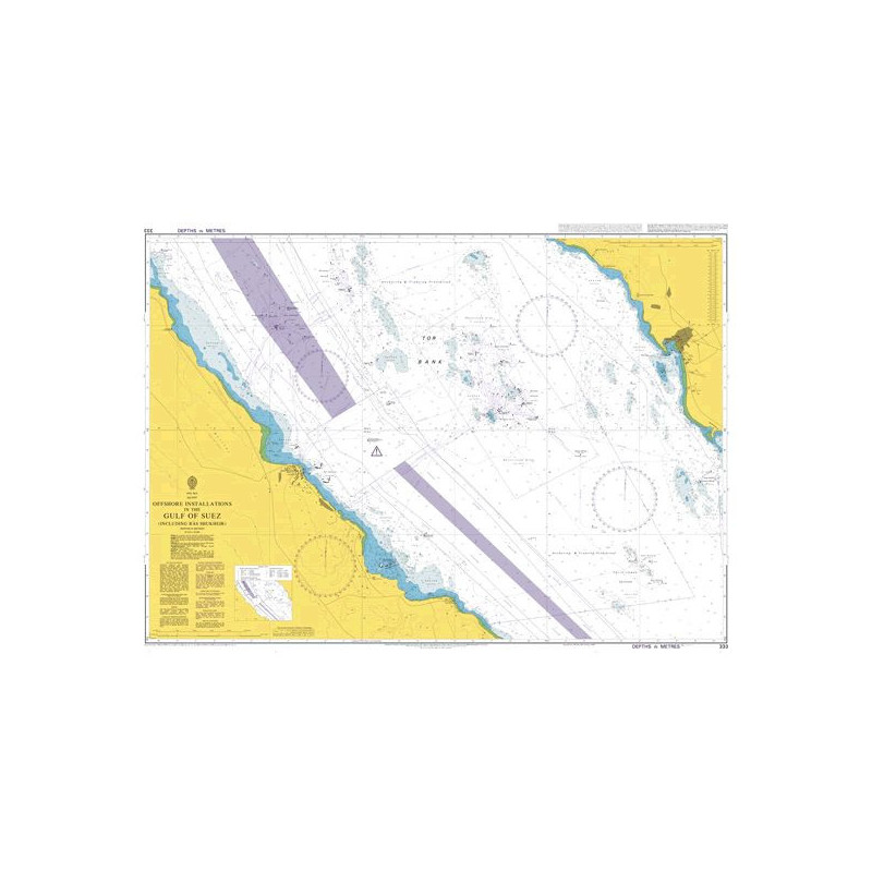 Admiralty - 333 - Offshore Installations in the Gulf of Suez including Ra's Shuqayr (Ras Shukheir)