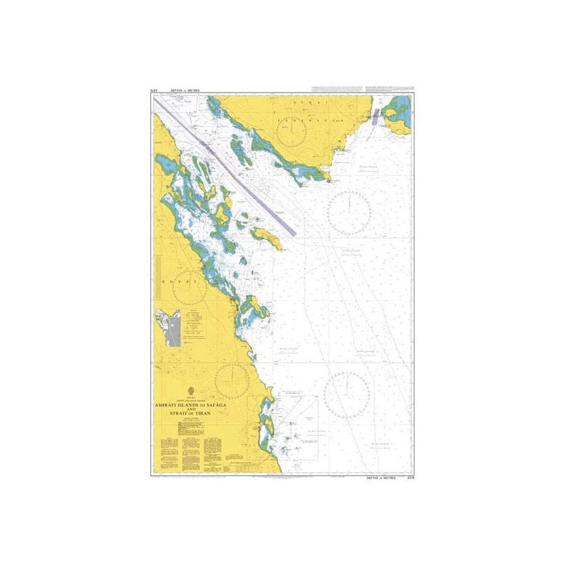 Admiralty - 2375 - Juzur Ashrafi to Safaga (Bur Safajah) and Strait of Tiran