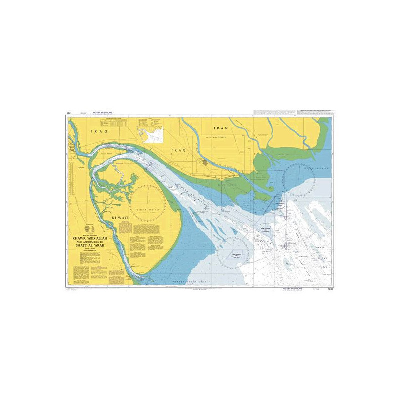 Admiralty - 1235 - Khawr `Abd Allah and Approaches to Shatt al `Arab or Arvand Rud