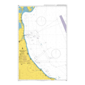 Admiralty Raster ARCS - 1467 - Approaches to Ravenna
