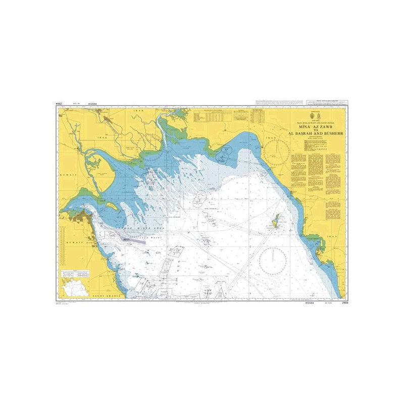 Admiralty - 2884 - Mina Az Zawr to Al Basrah and Bushehr