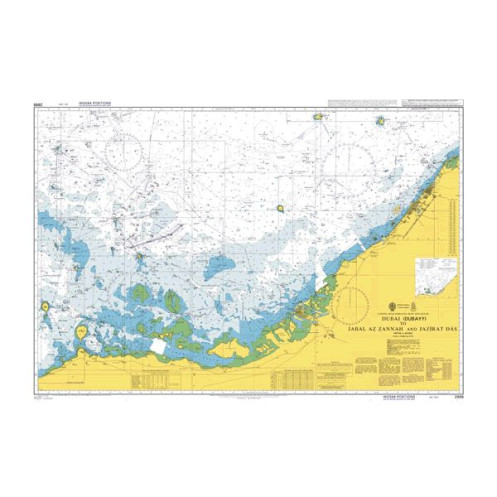Admiralty - 2889 - Dubai (Dubayy) to Jabal az Zannah and Jazirat Das