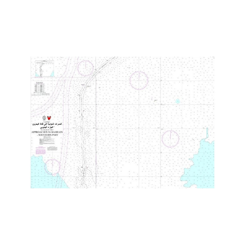 Admiralty - 3760 - Approaches to Bahrain - Southern Part