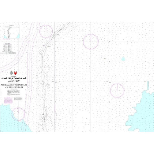 Admiralty - 3760 - Approaches to Bahrain - Southern Part