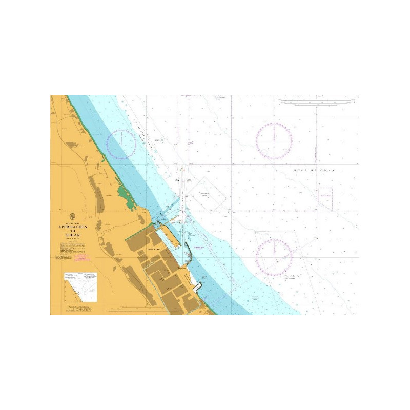 Admiralty - 2853 - Approaches to Sohar