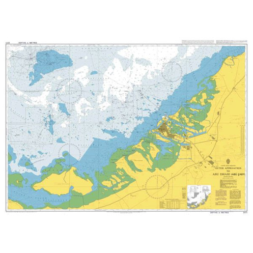 Admiralty - 3177 - Outer Approaches to Abu Dhabi ( Abu Zaby )