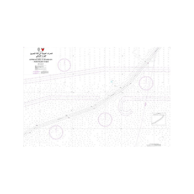 Admiralty - 3786 - Approaches to Bahrain - Northern Part