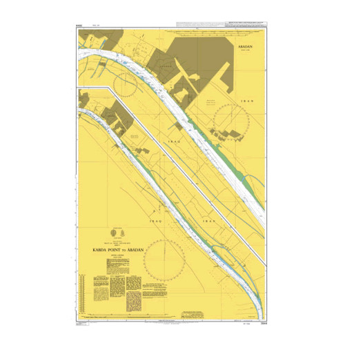 Admiralty - 3844 - Kabda Point to Abadan