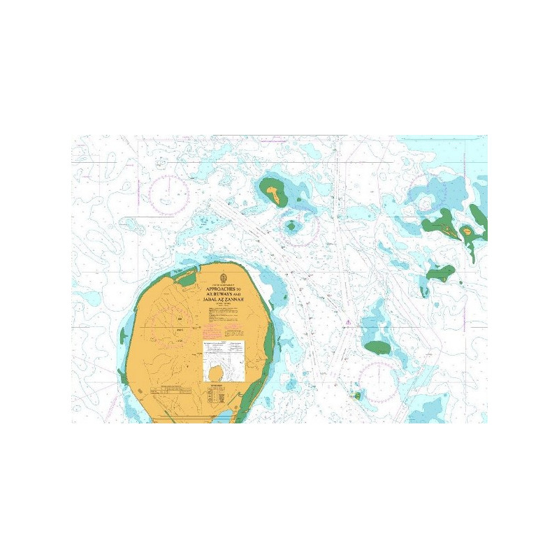 Admiralty - 3779 - Approaches to Ar Ruways and Jabal Az Zannah