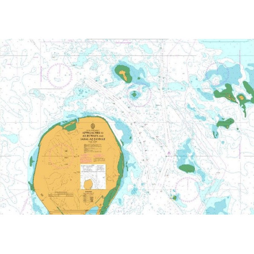 Admiralty - 3779 - Approaches to Ar Ruways and Jabal Az Zannah