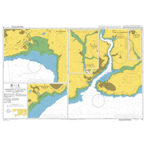 Admiralty - 31 - Harbours on the South Coast of Cornwall