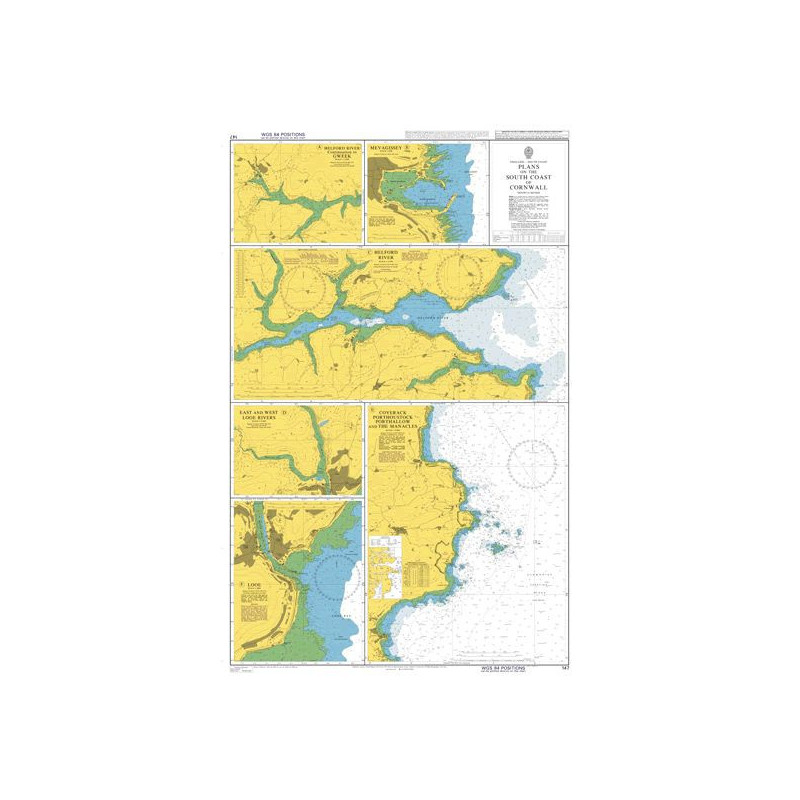 Admiralty - 147 - Plans on the South Coast of Cornwall