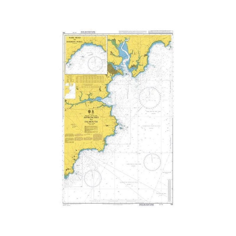 Admiralty - 154 - Approaches to Falmouth